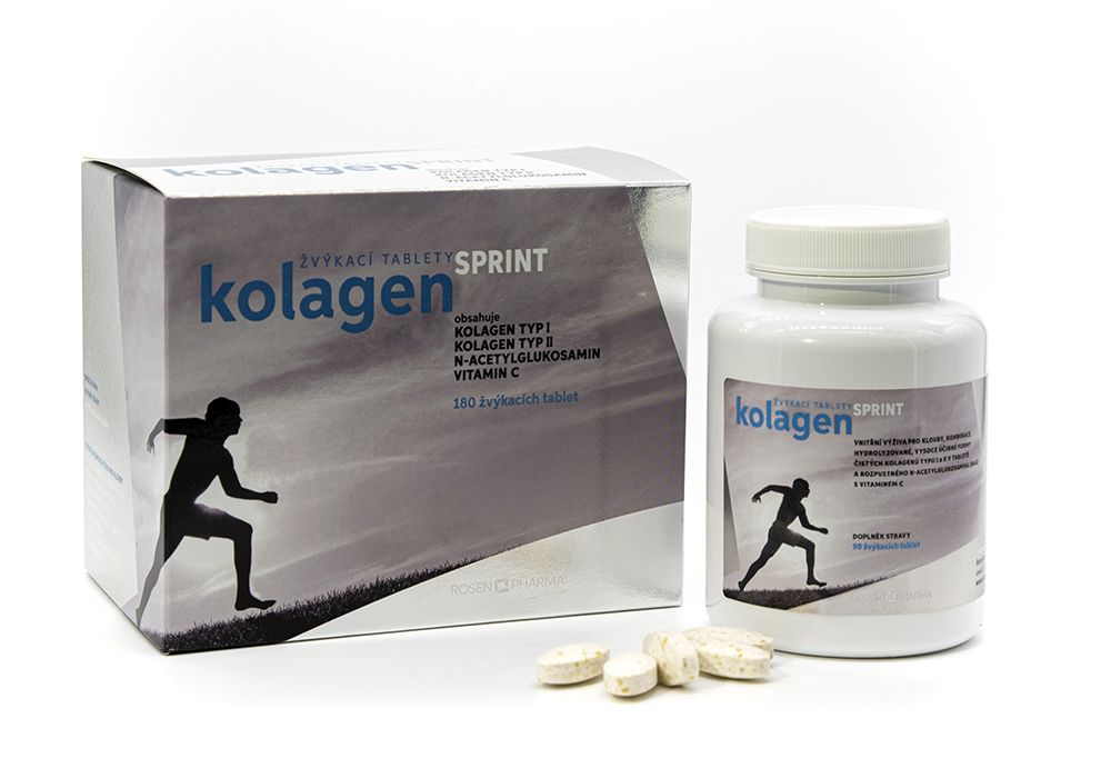 Kolagen SPRINT, žvýkací tablety – fotografie 2 ze 3